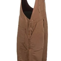 Carhartt Overalls: Men's 101626 211 FR Quilt Lined Cotton Duck Bib Overalls -Work Clothes Store carhartt 101626 211 r 01 1 1