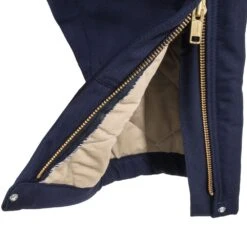 Carhartt Overalls: Men's 101626 410 Flame Resistant Lined Cotton Duck Bib Overalls -Work Clothes Store carhartt 101627 410 ld 01 1