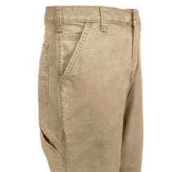 Carhartt Pants: Men's Rugged Flex 102291 253 Dark Khaki Dungarees -Work Clothes Store carhartt 102291 253 r 01 1