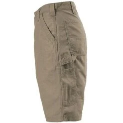 Carhartt Shorts: Men's Light Brown B147 LBR Cotton Canvas Work Shorts -Work Clothes Store carhartt b147 lbr l 01 1