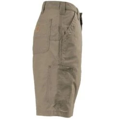 Carhartt Shorts: Men's Light Brown B147 LBR Cotton Canvas Work Shorts -Work Clothes Store carhartt b147 lbr r 01 1