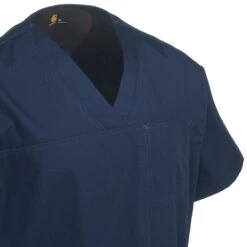 Carhartt Scrubs: Men's C15208 NVY Navy Blue Multi-Pocket Scrub Top 6 Carhartt Scrubs: Men's C15208 NVY Navy Blue Multi-Pocket Scrub Top -Work Clothes Store carhartt c15208a nvy cd 01