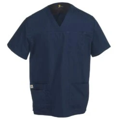 Carhartt Scrubs: Men's C15208 NVY Navy Blue Multi-Pocket Scrub Top 7 Carhartt Scrubs: Men's C15208 NVY Navy Blue Multi-Pocket Scrub Top -Work Clothes Store carhartt c15208a nvy f 01