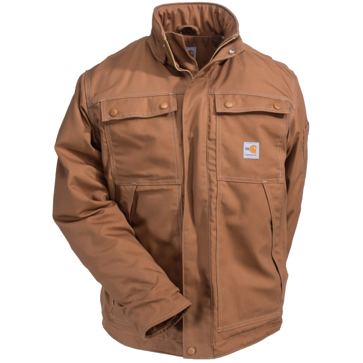 Carhartt Coats: Men's Brown 102182 211 FR Full Swing Quick Duck Coat 3 Carhartt Coats: Men's Brown 102182 211 FR Full Swing Quick Duck Coat
