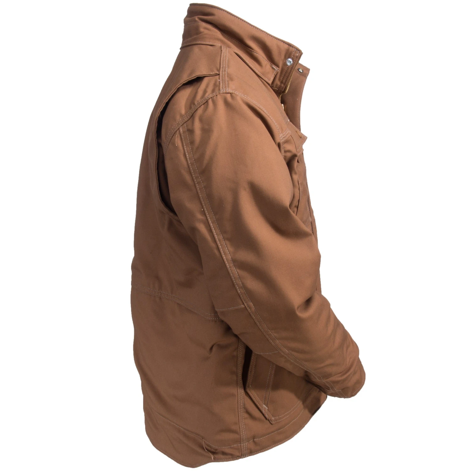Carhartt Coats: Men's Brown 102182 211 FR Full Swing Quick Duck Coat 5 Carhartt Coats: Men's Brown 102182 211 FR Full Swing Quick Duck Coat - Image 3