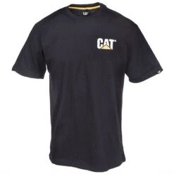 CAT Apparel Shirts: Men's Black W05324 016 Trademark Shirt -Work Clothes Store cat apparel w05324 016 f 01