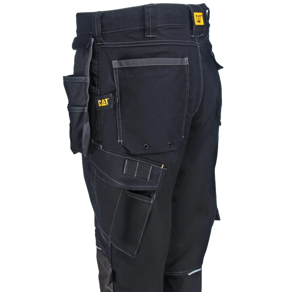 CAT Apparel Pants: Men's 1810008 10109 Water-Resistant Black/Graphite H2O Defender Pants 5 CAT Apparel Pants: Men's 1810008 10109 Water-Resistant Black/Graphite H2O Defender Pants - Image 3
