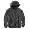 Carhartt Sweatshirts: Men's 100615 026 Carbon Grey Paxton Rain Defender Hooded Sweatshirt -Work Clothes Store detail 100615 026 p 1