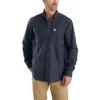 Carhartt Shirts: Men's 103554 412 Navy Rugged Flex Relaxed Fit Midweight Canvas Long Sleeve Shirt 2 Carhartt Shirts: Men's 103554 412 Navy Rugged Flex Relaxed Fit Midweight Canvas Long Sleeve Shirt -Work Clothes Store download 2022 05 06t153802.991