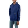 Carhartt Sweatshirts: Men's K288 H53 Scout Blue Heather Midweight Hooded Logo Sweatshirt -Work Clothes Store download 2022 05 20t102752.740