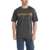 Carhartt Shirts: Men's K195 CRH Carbon Heather Cotton Jersey Logo Tee Shirt 2 Carhartt Shirts: Men's K195 CRH Carbon Heather Cotton Jersey Logo Tee Shirt -Work Clothes Store download 17