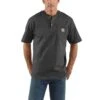 Carhartt Shirts: Men's K84 026 Carbon Heather Short Sleeve Henley Work Shirt 2 Carhartt Shirts: Men's K84 026 Carbon Heather Short Sleeve Henley Work Shirt -Work Clothes Store download 9