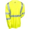 Ergodyne Shirts: Men's 8391 LM High Visibility Lime Class 3 Long Sleeve Tee Shirt -Work Clothes Store ergodyne 8391 ylw b 01