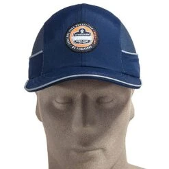 Ergodyne Caps: Men's 8950 Navy Skullerz Long Brim Bump Cap -Work Clothes Store ergodyne 8950 f 01