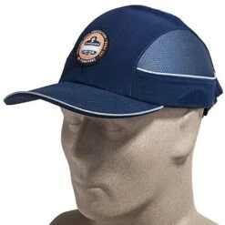 Ergodyne Caps: Men's 8950 Navy Skullerz Long Brim Bump Cap -Work Clothes Store ergodyne 8950 p 01