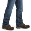 Ariat Work FR: Men's FR 10023467 Bryce M4 Low Rise Stretch DuraLight Boot Cut Jeans -Work Clothes Store f18 mns work 10023467 detail02