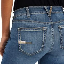 Ariat Rebar Jeans: Women's 10041067 Malibu Riveter Boot Cut Jean -Work Clothes Store f22 wms work 10041067 detail02
