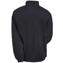 Sport-Tek Sweatshirts: Men's ST253 BK Black Colorfast Quarter Zip Sweatshirt