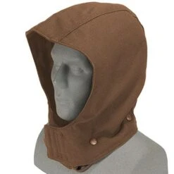 Carhartt Hoods: Flame Resistant FRA265 BRN Quilt-Lined Duck Hood -Work Clothes Store fra265brn carharttp 01