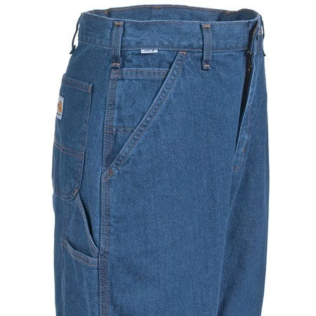 Carhartt Jeans: Men's FRB13 DNM Denim Flame Resistant Dungaree Jeans 3 Carhartt Jeans: Men's FRB13 DNM Denim Flame Resistant Dungaree Jeans