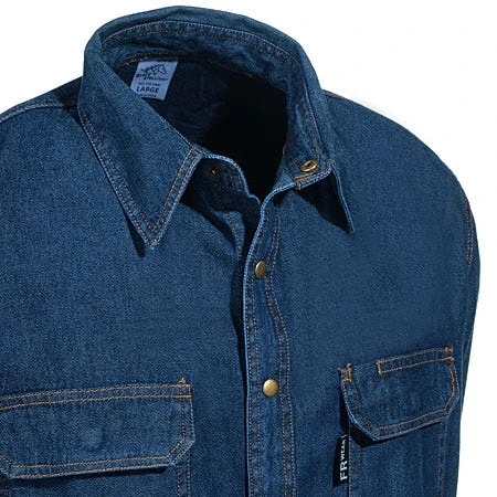 Black Stallion Shirts: Men's FS8 DNM Denim Flame-Resistant Shirt 4 Black Stallion Shirts: Men's FS8 DNM Denim Flame-Resistant Shirt - Image 2