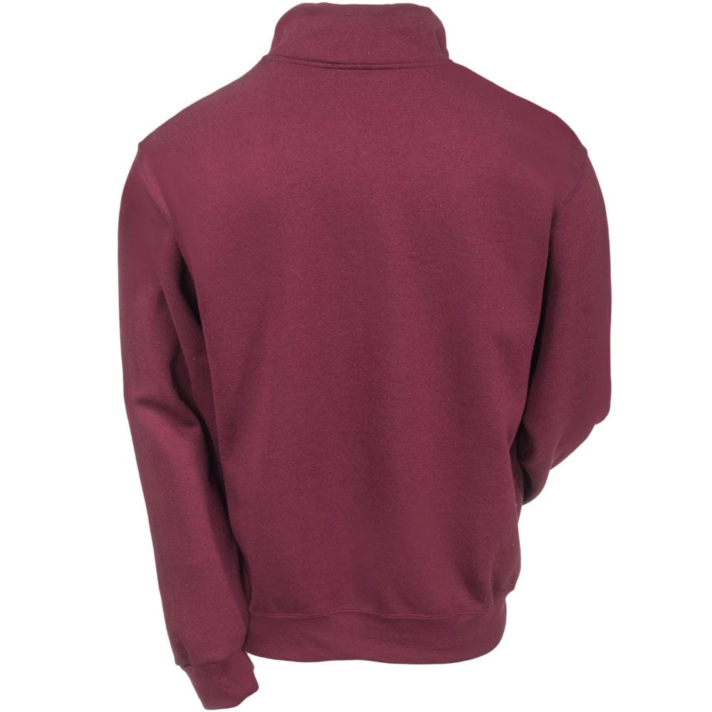 Jerzees Sweatshirts: Men's 995M MRN Fleece Quarter Zip Cadet Collar Sweatshirt 3 Jerzees Sweatshirts: Men's 995M MRN Fleece Quarter Zip Cadet Collar Sweatshirt