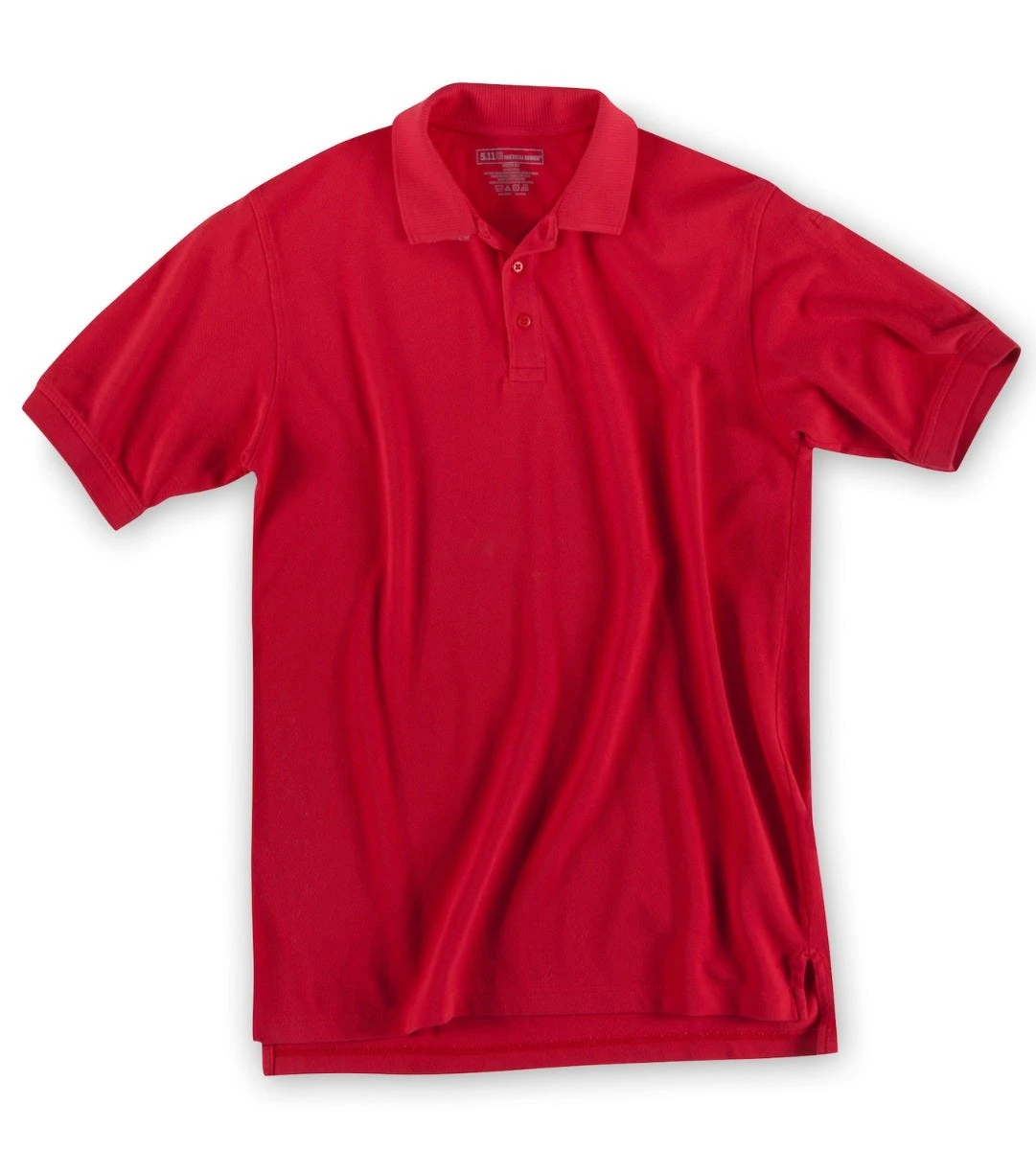 5.11 Tactical Shirts: Men's Red Cotton Knit Polo Shirt 41060 477 3 5.11 Tactical Shirts: Men's Red Cotton Knit Polo Shirt 41060 477