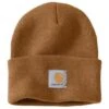 Carhartt Caps: Brown Acrylic Watch Cap A18 BRN