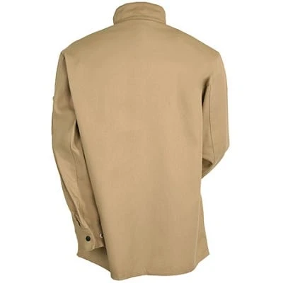 Black Stallion Jackets: Men's BXTN9C Flame-Resistant Tan Welding Jacket 4 Black Stallion Jackets: Men's BXTN9C Flame-Resistant Tan Welding Jacket - Image 2