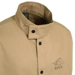 Black Stallion Jackets: Men's BXTN9C Flame-Resistant Tan Welding Jacket 9 Black Stallion Jackets: Men's BXTN9C Flame-Resistant Tan Welding Jacket -Work Clothes Store image 47868
