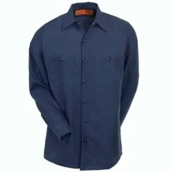 Red Kap Shirts: Men's Dark Navy SC30 DN Cotton Work Shirt 7 Red Kap Shirts: Men's Dark Navy SC30 DN Cotton Work Shirt -Work Clothes Store image 49722 1