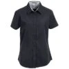 Port Authority L508 BLK Women's Black Short Sleeve Button Shirt -Work Clothes Store image 54315