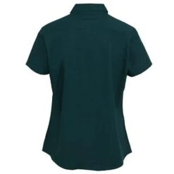 Port Authority Shirts: Women's Dark Green Short Sleeve Shirt L508 DGR -Work Clothes Store image 54498