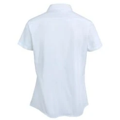 Port Authority Shirts: Women's White Short Sleeve Shirt L508 WHT -Work Clothes Store image 57480
