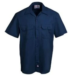 Dickies Shirts: Men's 1574 DN Dark Navy Stain Release Short Sleeve Work Shirt 7 Dickies Shirts: Men's 1574 DN Dark Navy Stain Release Short Sleeve Work Shirt -Work Clothes Store image 60413