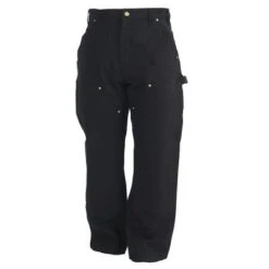 Carhartt Pants: Men's B01 BLK Black Cotton Duck Carpenter Pants -Work Clothes Store image 65190