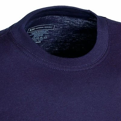 5.11 Tactical Shirts: Men's Navy Utili-T 40016 724 3 Pack Navy Cotton Shirt 4 5.11 Tactical Shirts: Men's Navy Utili-T 40016 724 3 Pack Navy Cotton Shirt - Image 2