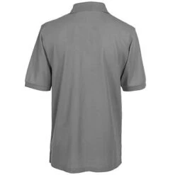Port Authority Shirts: Men's Silk Touch Knit Sport Shirt K500 GRY -Work Clothes Store image 69471