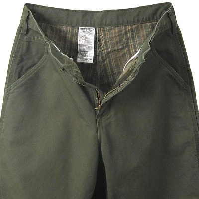 Carhartt Pants: Men's B111 MOS Green Flannel Lined Pants 5 Carhartt Pants: Men's B111 MOS Green Flannel Lined Pants - Image 3