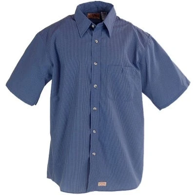 Red Kap Shirts: Men's SP84 GB Grey/Blue Plaid Short Sleeve Work Shirt 4 Red Kap Shirts: Men's SP84 GB Grey/Blue Plaid Short Sleeve Work Shirt - Image 2