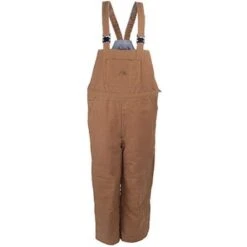 Bulwark Overalls: Men's BLN4 BD Flame-Resistant Insulated Brown Duck Overalls -Work Clothes Store image 72734