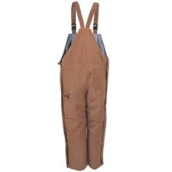 Bulwark Overalls: Men's BLN4 BD Flame-Resistant Insulated Brown Duck Overalls