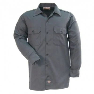Dickies Shirts: Men's 574 CH Charcoal Twill Long Sleeve Work Shirt 4 Dickies Shirts: Men's 574 CH Charcoal Twill Long Sleeve Work Shirt - Image 2