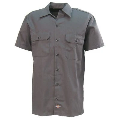 Dickies Shirts: Men's 1574 CH Charcoal Twill Short Sleeve Work Shirt 4 Dickies Shirts: Men's 1574 CH Charcoal Twill Short Sleeve Work Shirt - Image 2