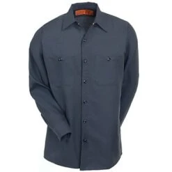 Red Kap Shirts: Industrial Long Sleeve Work Shirt SP14 CH -Work Clothes Store image 79535
