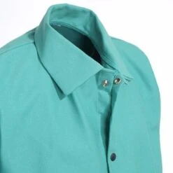 Revco Coats: Men's F2 30 C Flame-Resistant Green Welding Coat -Work Clothes Store image 80119