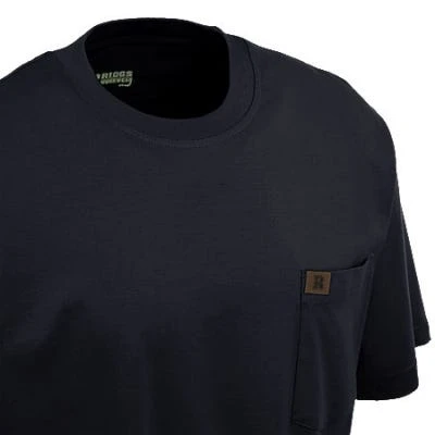Wrangler Riggs Shirts: Men's Black 3W700 BK Short Sleeve Pocket Tee Shirt 5 Wrangler Riggs Shirts: Men's Black 3W700 BK Short Sleeve Pocket Tee Shirt - Image 3
