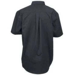 Port Authority Shirts: S508 BLK Men's Black Short Sleeve Button Down Shirt 7 Port Authority Shirts: S508 BLK Men's Black Short Sleeve Button Down Shirt -Work Clothes Store image 84342