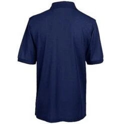 Port Authority Shirts: Silk Touch Navy Knit Polo Shirt K500 NVY -Work Clothes Store image 86910