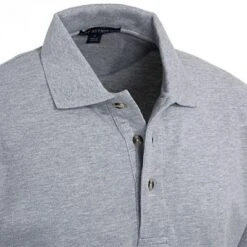 Port Authority Shirts: Men's Gray K420 OXF Cotton Pique Polo Shirt 6 Port Authority Shirts: Men's Gray K420 OXF Cotton Pique Polo Shirt -Work Clothes Store image 87195 1